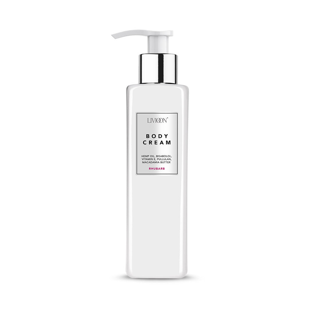 Drėkinamasis kūno losjonas Rabarbarų kvapo