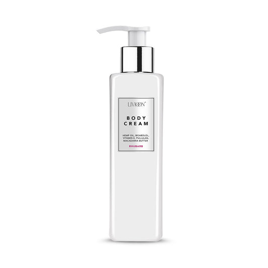 Drėkinamasis kūno losjonas Rabarbarų kvapo