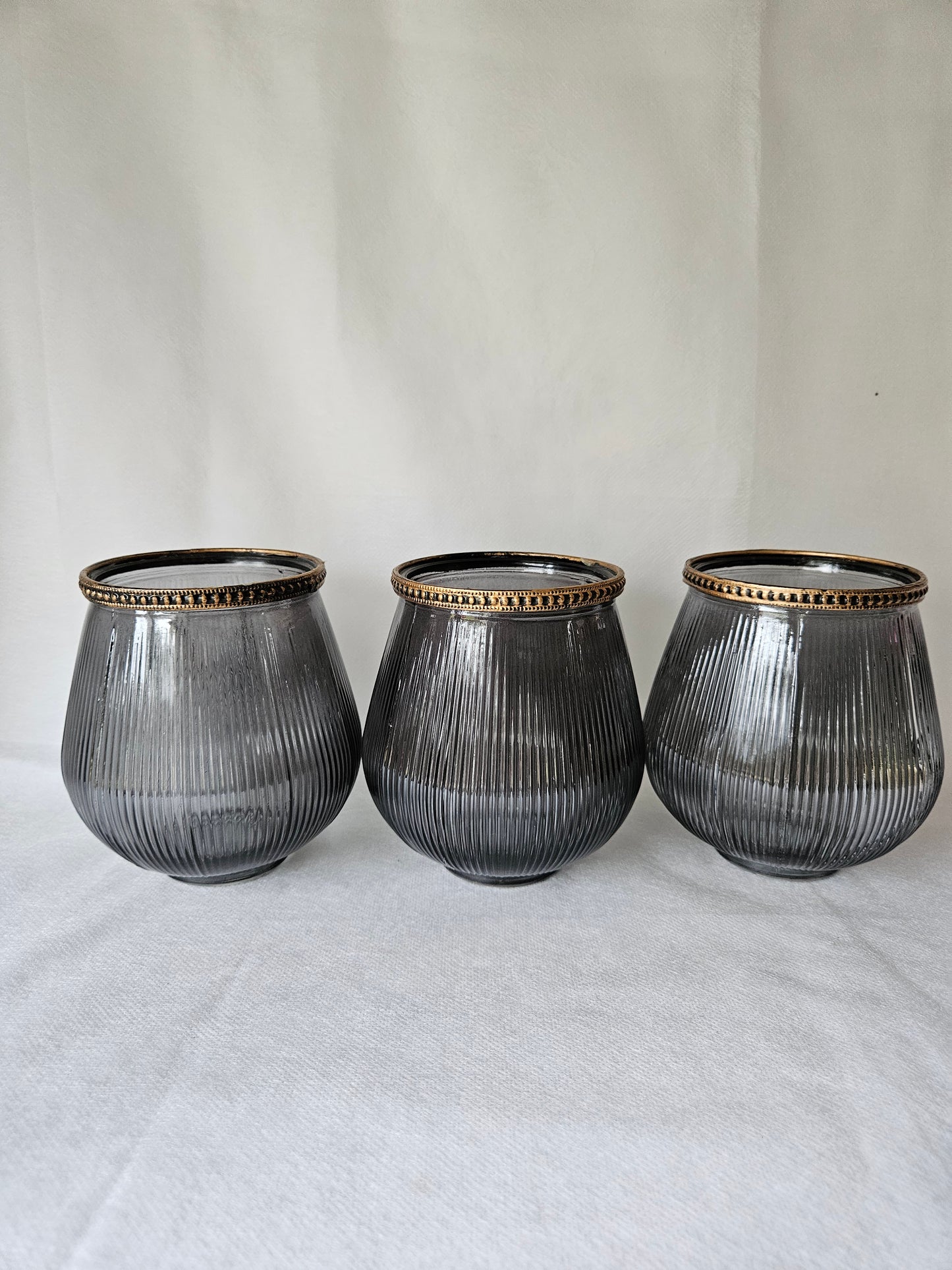 Stiklinės žvakidės, 14×12